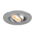Plafondinbouwarmatuur NEW TRIA® 75 XL rond GU10 IP20, aluminium