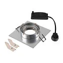 SLV Plafondinbouwarmatuur NEW TRIA® 75 XL vierkant GU10 IP20, aluminium