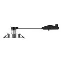 SLV Plafondinbouwarmatuur NEW TRIA® 75 XL vierkant GU10 IP20, aluminium