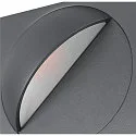 SLV Wandarmatuur LID I DOUBLE hoekig, roteerbaar, CCT Switch IP65, antraciet, mat dimbaar