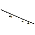 SLV 1-phase spot NOBLO® SPOT round, set of 3 IP20, black dimmable