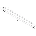 SLV 1-phase spot NOBLO® SPOT round, set of 3 IP20, white dimmable