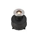 SLV floor recessed luminaire DASAR® S round, swivelling, passable, switchable IP67, stainless steel 