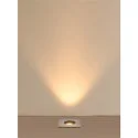 SLV Vloerinbouwarmatuur DASAR® S hoekig, draaibaar, begaanbaar, schakelbaar IP67, rvs 