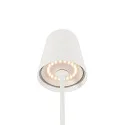 SLV Tafellamp op batterijen VINOLINA TWO 3-CCT 3-voudig, CCT Switch, met Touch-Dimmer, conisch, met Oplaadstation IP65, wit dimbaar