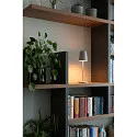 SLV Tafellamp op batterijen VINOLINA TWO 3-CCT 3-voudig, CCT Switch, met Touch-Dimmer, conisch, met Oplaadstation IP65, wit dimbaar