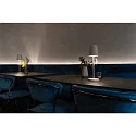 SLV Tafellamp op batterijen VINOLINA TWO 3-CCT 3-voudig, CCT Switch, met Touch-Dimmer, conisch, met Oplaadstation IP65, wit dimbaar