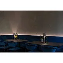 SLV Tafellamp op batterijen VINOLINA TWO 3-CCT 3-voudig, CCT Switch, met Touch-Dimmer, conisch, met Oplaadstation IP65, wit dimbaar