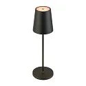 SLV Tafellamp op batterijen VINOLINA TWO 3-CCT 3-voudig, CCT Switch, met Touch-Dimmer, conisch, met Oplaadstation IP65