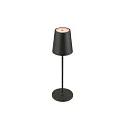 SLV Tafellamp op batterijen VINOLINA TWO 3-CCT 3-voudig, CCT Switch, met Touch-Dimmer, conisch, met Oplaadstation IP65