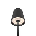 SLV Tafellamp op batterijen VINOLINA TWO 3-CCT 3-voudig, CCT Switch, met Touch-Dimmer, conisch, met Oplaadstation IP65