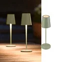 SLV Tafellamp op batterijen VINOLINA TWO 3-CCT 3-voudig, CCT Switch, met Touch-Dimmer, conisch, met Oplaadstation IP65