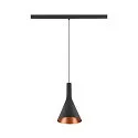SLV Pendelarmatuur LALU® MIX&MATCH IP20, zwart dimbaar