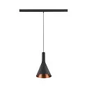 SLV Pendelarmatuur LALU® MIX&MATCH IP20, zwart dimbaar
