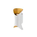 SLV Wandarmatuur voor buitenshuis MODELA UP/DOWN up down, slagvast IP65, wit mat dimbaar