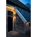 SLV Wandarmatuur voor buitenshuis MODELA UP/DOWN up down, slagvast IP65, wit mat dimbaar