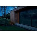 SLV Wandarmatuur voor buitenshuis MODELA UP/DOWN up down, slagvast IP65, zwart mat dimbaar