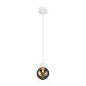 SLV Pendelarmatuur VARYT E14 IP20, wit