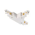 3-fase T-connector S-TRACK PHASE & DALI opbouwversie, DALI aanstuurbaar, aarde links, codeerbaar, wit