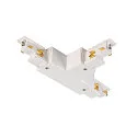 3-fase T-connector S-TRACK PHASE & DALI opbouwversie, DALI aanstuurbaar, aarde rechts, codeerbaar, wit
