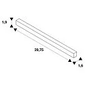 SLV LED voedingseenheid INTRACK 48V TRACK, wit