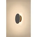 outdoor wall luminaire D-RING S PHASE IP65, black dimmable