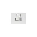 Wandarmatuur voor buitenshuis D-RING M PHASE IP65, zwart dimbaar