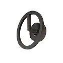 Wandarmatuur voor buitenshuis Q-RING SENSOR met sensor, schakelbaar IP54, zwart 
