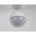 SLV outdoor wall luminaire Q-RING SENSOR with sensor, switchable IP54, white 