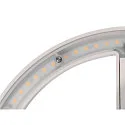 SLV outdoor wall luminaire Q-RING SENSOR with sensor, switchable IP54, white 