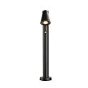 SLV outdoor floor lamp T-TUBE 70 POLE SINGLE with sensor GU10, black dimmable
