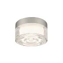 SLV wall and ceiling luminaire CYFT WAVE suitable for VDU workstation IP44, black, lacquered dimmable