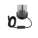 SLV table lamp QUIMERA - PHASE cylindrical, CCT Switch, switchable IP20, bronze 