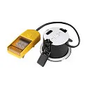 SLV downlight UNIVERSAL DOWNLIGHT IP20 PHASE 38° swivelling, CCT Switch, set of 12, wired through, without trim IP20