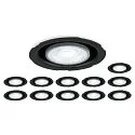 SLV downlight UNIVERSAL DOWNLIGHT IP20 PHASE 38° swivelling, CCT Switch, set of 12, wired through, without trim IP20