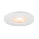 SLV Afdekking UNIVERSAL DOWNLIGHT IP65 rond, stijf, gesloten, luchtdicht, wit