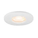 SLV Afdekking UNIVERSAL DOWNLIGHT IP65 rond, stijf, gesloten, luchtdicht, wit