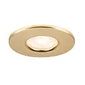 Afdekking UNIVERSAL DOWNLIGHT IP65 rond, stijf, gesloten, luchtdicht, goud mat