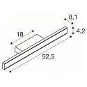 Wandarmatuur ONE LINEAR 50 - PHASE up down, CCT Switch IP44
