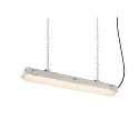 SLV Armatuur voor vochtige ruimten WATERPROOF V 600 DALI DALI aanstuurbaar, bekabeld IP66, grijs dimbaar