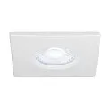 SLV Afdekking UNIVERSAL DOWNLIGHT IP65 hoekig, stijf, gesloten, luchtdicht, wit