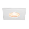 SLV Afdekking UNIVERSAL DOWNLIGHT IP65 hoekig, stijf, gesloten, luchtdicht, wit