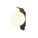 Wandarmatuur SUN - PHASE rond G9 IP20, zwart dimbaar