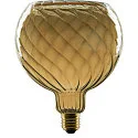 Segula Lichtbron filament globe FLOATIG GLOBE 150 TWISTED - SMOKEY GREY - PHASE G150 opaal E27 6W 230lm 1900K 330° dimbaar