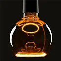 filament lamp FLOATING GLOBE 125 - SMOKEY BLACK- PHASE G125 matt E27 6W 220lm 1900K 330° dimmable