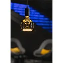 Segula Filamentlamp FLOATING GLOBE 125 - SMOKEY BLACK- PHASE G125 mat E27 6W 220lm 1900K 330° dimbaar