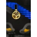 Segula LED lamp GLOBE 125 2X SLANTING SOFT CURVE - SMOKEY - PHASE G125 mat E27 8W 400lm 1900K 330° CRI 90-100 dimbaar