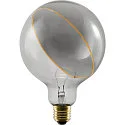 Segula LED lamp ILLUSION GLOBE 125 SLANTING TOP - SMOKEY - PHASE G125 mat E27 5W 350lm 2200K 330° CRI 90-100 dimbaar