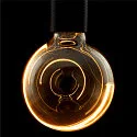 LED lamp ILLUSION GLOBE 125 CRESCENT SLANTING - SMOKEY - PHASE G125 matt E27 6W 310lm 1900K 330° CRI 90-100 dimmable