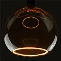LED lamp FLOATING GLOBE 300 - SMOKEY BLACK- PHASE matt E27 8W 350lm 1900K 330° dimmable